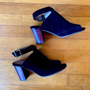 🖤🔥 Vionic Black Kitten peep toes 7.5